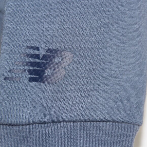 New Balance Women's Blue Grey Sweatshirt NB Logo Size Small - Picture 4 of 6